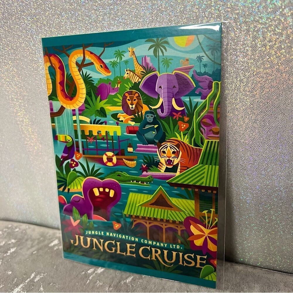 Disney post card jungle cruise Disney land California merchandise collectors